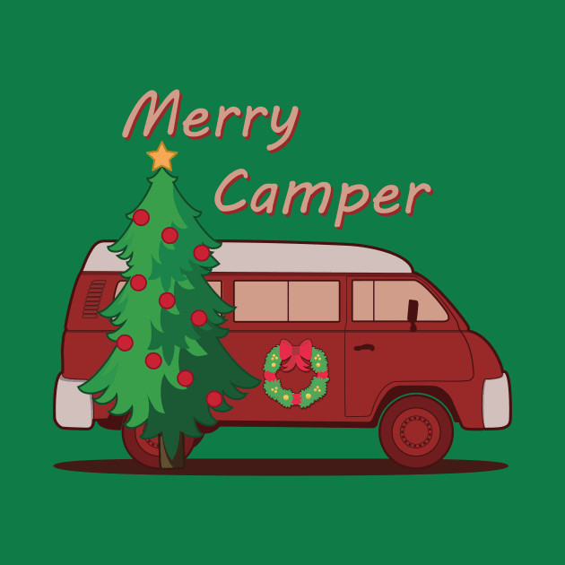 Merry Camper Christmas Tree by Food in a Can