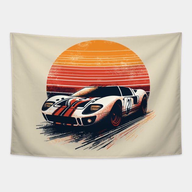 Ford GT40 Tapestry by Vehicles-Art