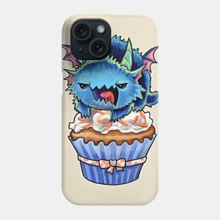 Cupcake dragon angry static Phone Case