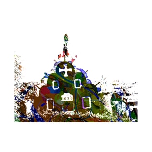 Barcelona Park Guell, Gaudi House T-Shirt