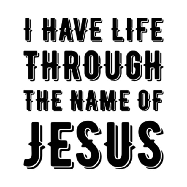 Life through Jesus - Jesus Saves - Phone Case