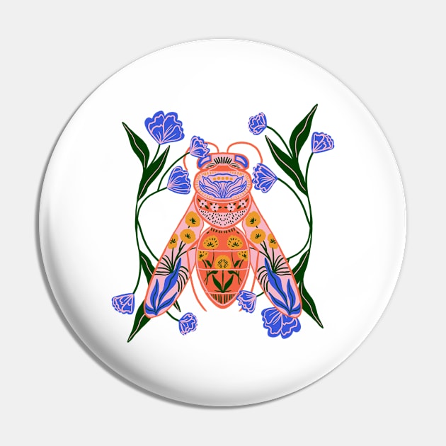 Folk Bug Pin by Taranormal