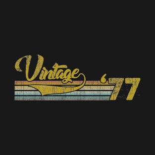 Vintage 1977 All Original Parts Men Women 43rd Birthday Gift T-Shirt