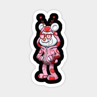 Cute Valentine’s Day Teddy Bear Magnet