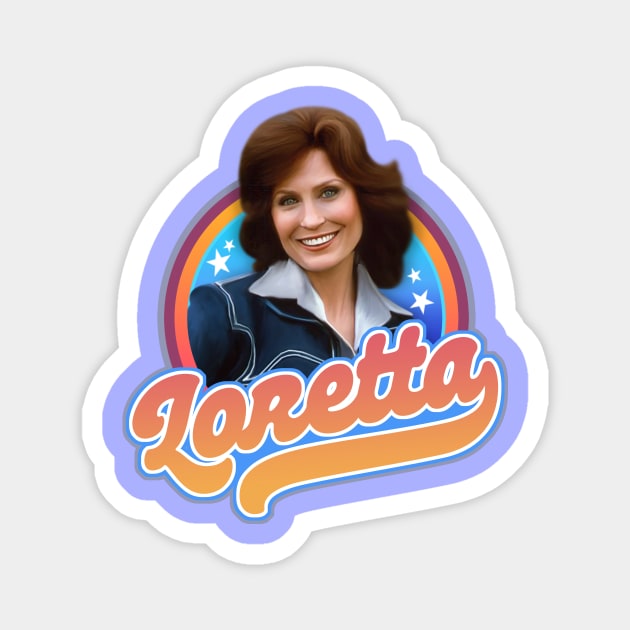 Loretta Lynn Magnet by Trazzo