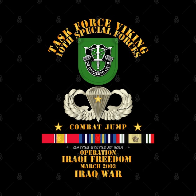 Combat Jump - TF VIking - 10th SFG - OEF - Iraq w SVC by twix123844