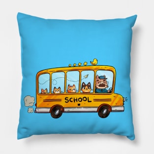 School Bus Pillow