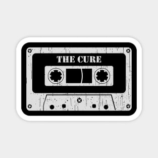 The Cure - Vintage Cassette White Magnet