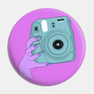 Instax blue Pin