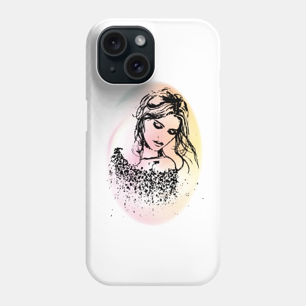 Faded Women Phone Case by AmazingArtMandi