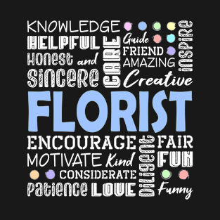 Florist Love Words T-Shirt