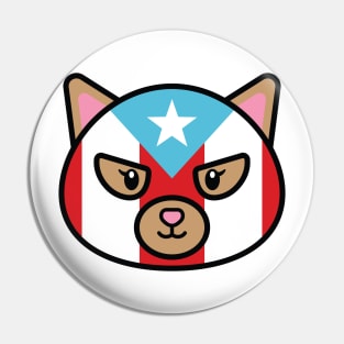 Lucha Kat x Puerto Rico Pin