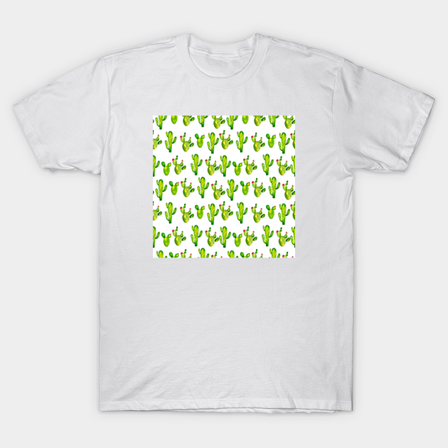 Discover Seamless Cactus - Cactus - T-Shirt