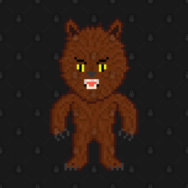 Pixel Monster Werewolf by gkillerb