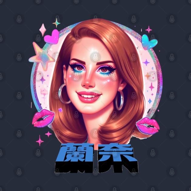 Lana Del Rey Japanese design by Tiger Mountain Design Co.