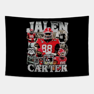 Jalen Carter College Vintage Bootleg Tapestry