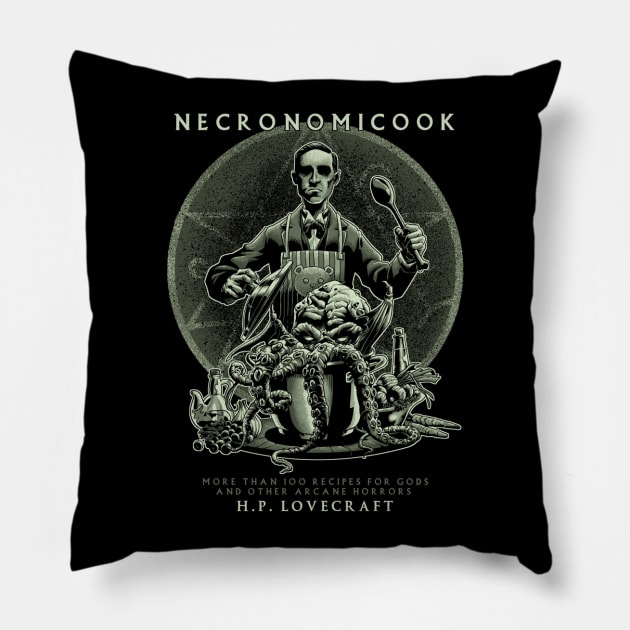 Necronomicook Pillow by saqman