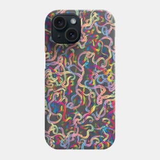 Rainbow Worms Confetti Phone Case