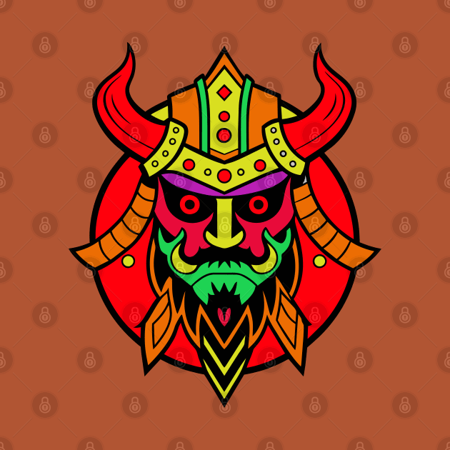 Samurai Mask by KDCreativeDesign