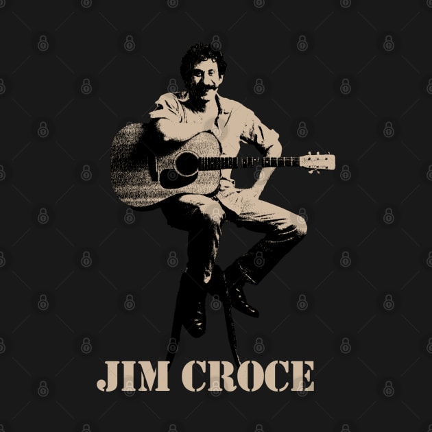 jim croce (black cream) by oeyadrawingshop