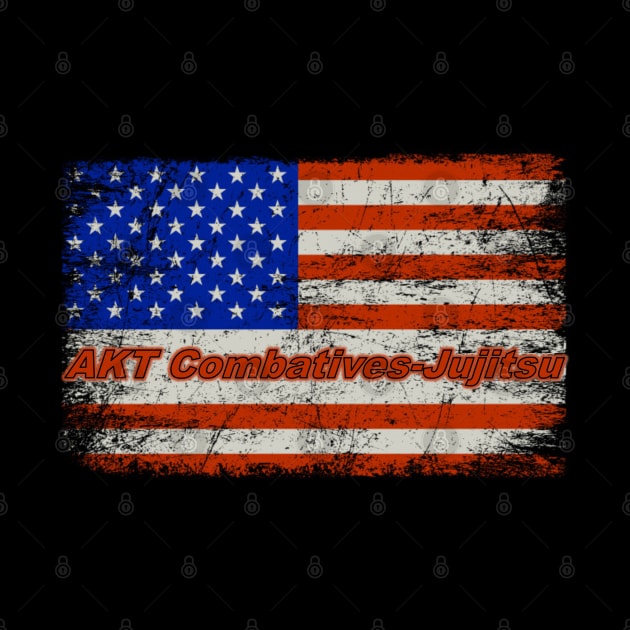 American Flag AKT Combatives Jujitsu by AKTionGear