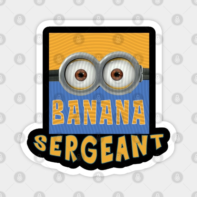 DESPICABLE MINION AMERICA SERGEANT Magnet by LuckYA