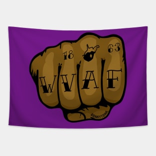 WVAF West Virginia Fist Tattoo Tapestry