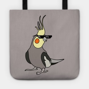 Cockatiel Thug Life Meme Funny Tote