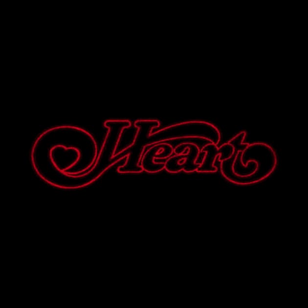 Heart Band Vintage Fan Art by KevinPower Art