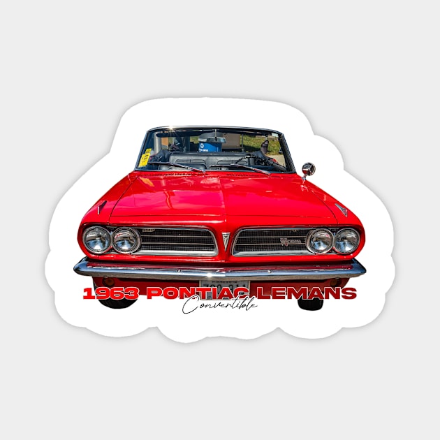 1963 Pontiac LeMans Convertible Magnet by Gestalt Imagery