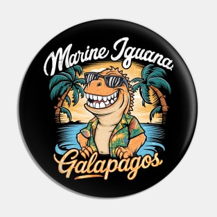 Galapagos marine iguana. Iguanas. Lizards lovers Pin