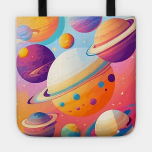 Celestial Odyssey - Embark on a Journey Among the Planets Tote