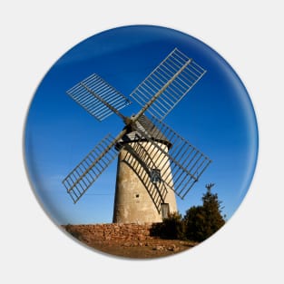 Windmill / Swiss Artwork Photography Pin