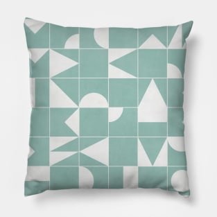 My Favorite Geometric Patterns No.16 - Light Blue Pillow