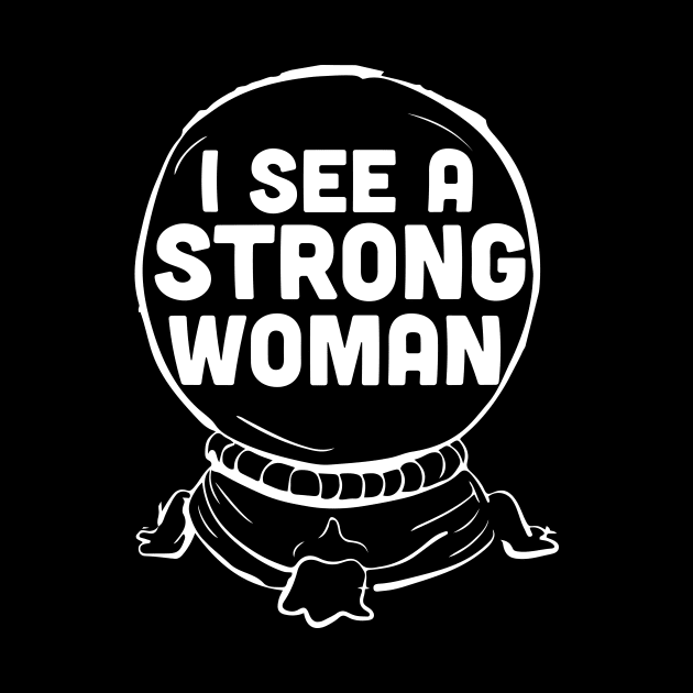 Crystal Ball Strong Woman by Blister