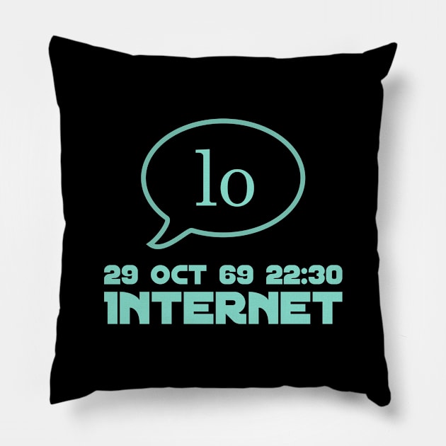 The Internet 50 - 29 Oct 69 Pillow by patpatpatterns