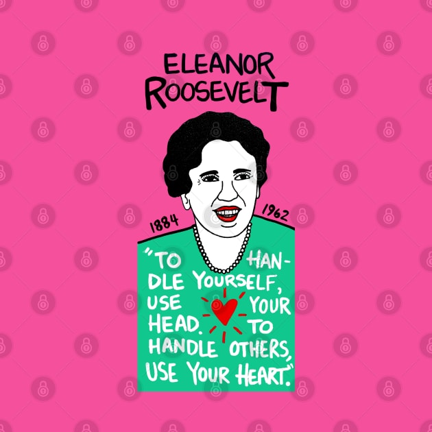 Eleanor Roosevelt by krusefolkart