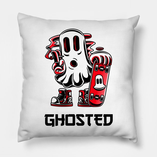 Ghosted Pillow by AncientBee