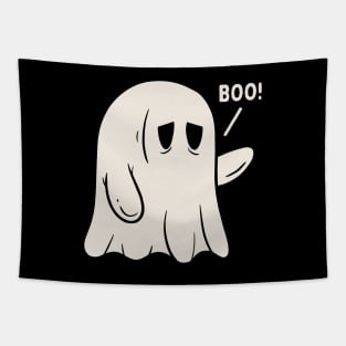 Tired Ghost Boo Tapestry