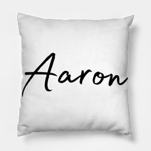 Aaron Name Calligraphy Pillow