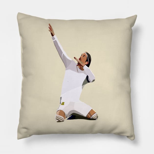 Real Madrid's Sergio Ramos Pillow by Webbed Toe Design's