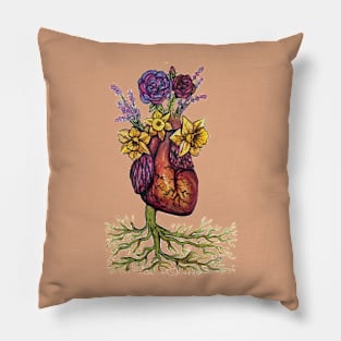 Floral Heart Pillow