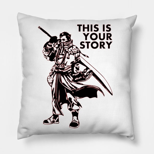 Final Fantasy X Sir Auron Pillow by OtakuPapercraft