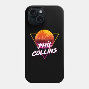 Phil Collins - Proud Name Retro 80s Sunset Aesthetic Design Phone Case