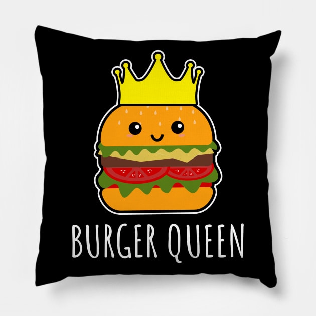 Burger Queen Pillow by LunaMay