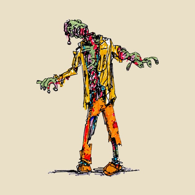 Doodle Zombie by enoogs