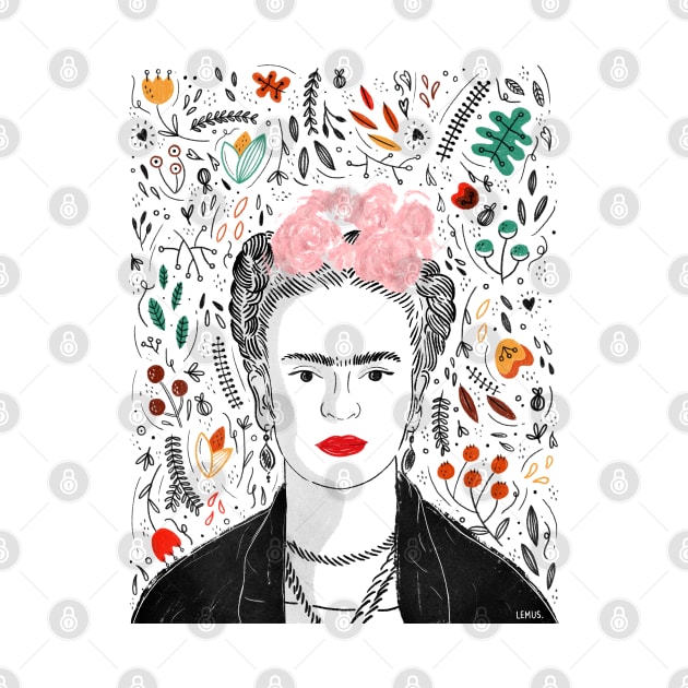 Frida Kahlo by christinelemus