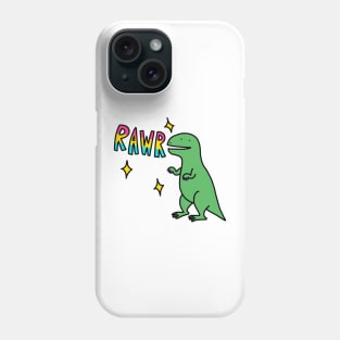 Rawr pan dinosaur Phone Case