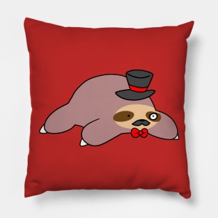 Dapper Sloth Pillow