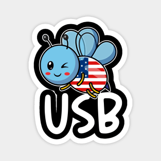 USB Design, American Bee Magnet